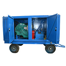 150Mpa 183kw Diesel High Pressure Cleaning equipment