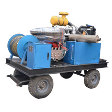 Diesel engine Sewer Drain Cleaning Machine